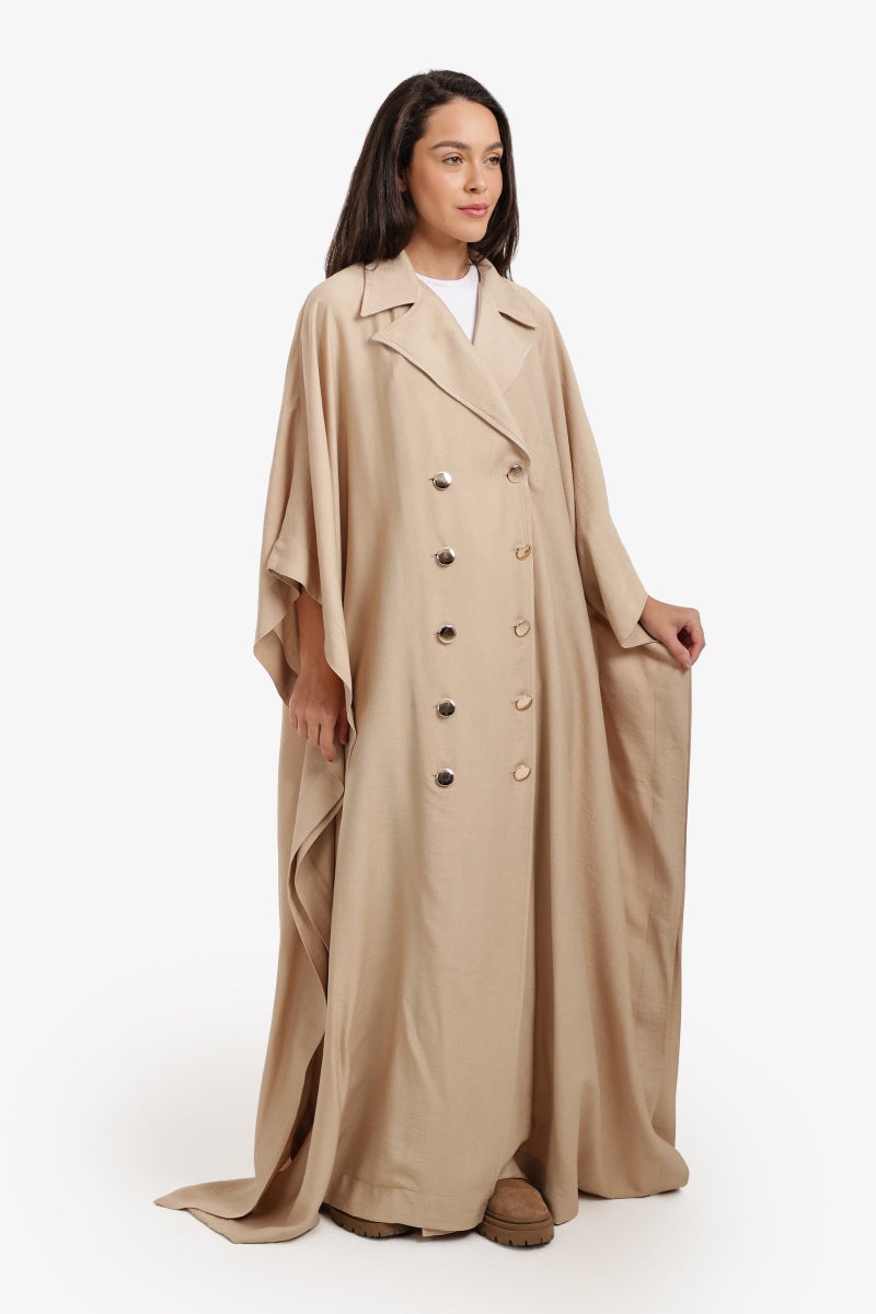 Clue عباءة مزدوجة الصدر - Image 2